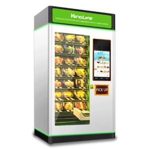 China Subway Station Food Healthy Salad Vending Machine With Touch Screen wholesale