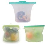 1.5L Sandwich Preservation Silicone Food Pouches Reusable Food Storage Bags