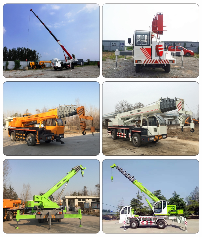 Hydraulic Straight Arm 12t Crane Truck With Homemade Chassis WEICHAI Engine