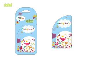 China Odorless Paper Air Freshener Summer Fragrance Hanging Car Perfume Customized Item wholesale