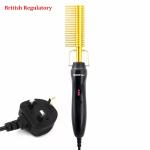Household Hot Hair Straightener Ceramic Electric Hair Straightening Comb Curling