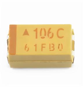 China TAJC106K016RNJ Passive Component Capacitor , 10uf 16v SMD Tantalum Capacitor wholesale