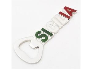 China Custom Sicilia Tourism Souvenir Beer Bottle Opener,Die casting zinc alloy made Sicilia tourism souvenir beer bottle open wholesale