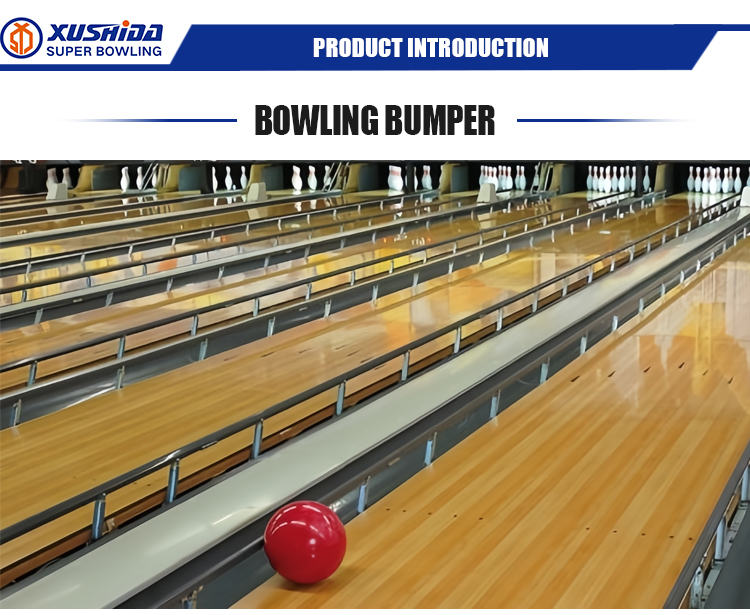 17m Grey Bumper for Brunswick Bowling Lane Machine Enhance Experience