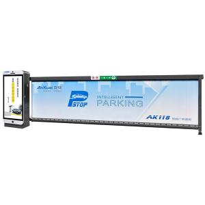 China Advertising Car Parking Boom Barrier Gate With Vehicle Identification System wholesale