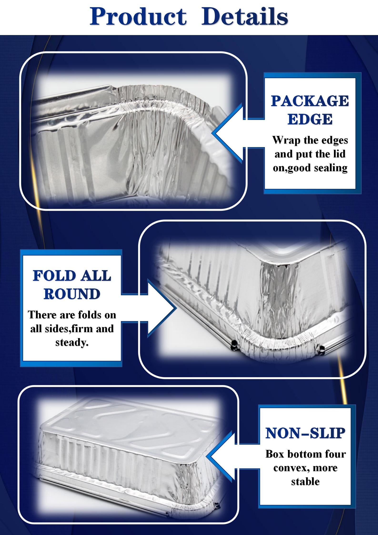 Disposable Aluminum Foil Lunch Box Small Hot Pot Takeout Pot With Grilled Fish Aluminum Foil Meal Heated