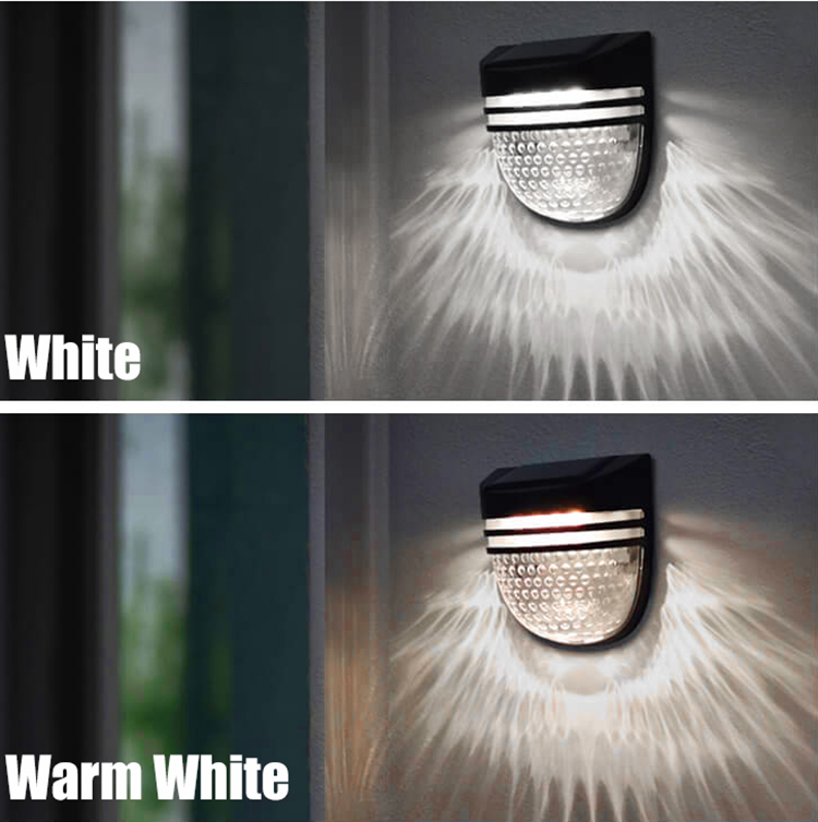 ABS Solar Fence Light within Customized Solar Deck Wall Light for Garden