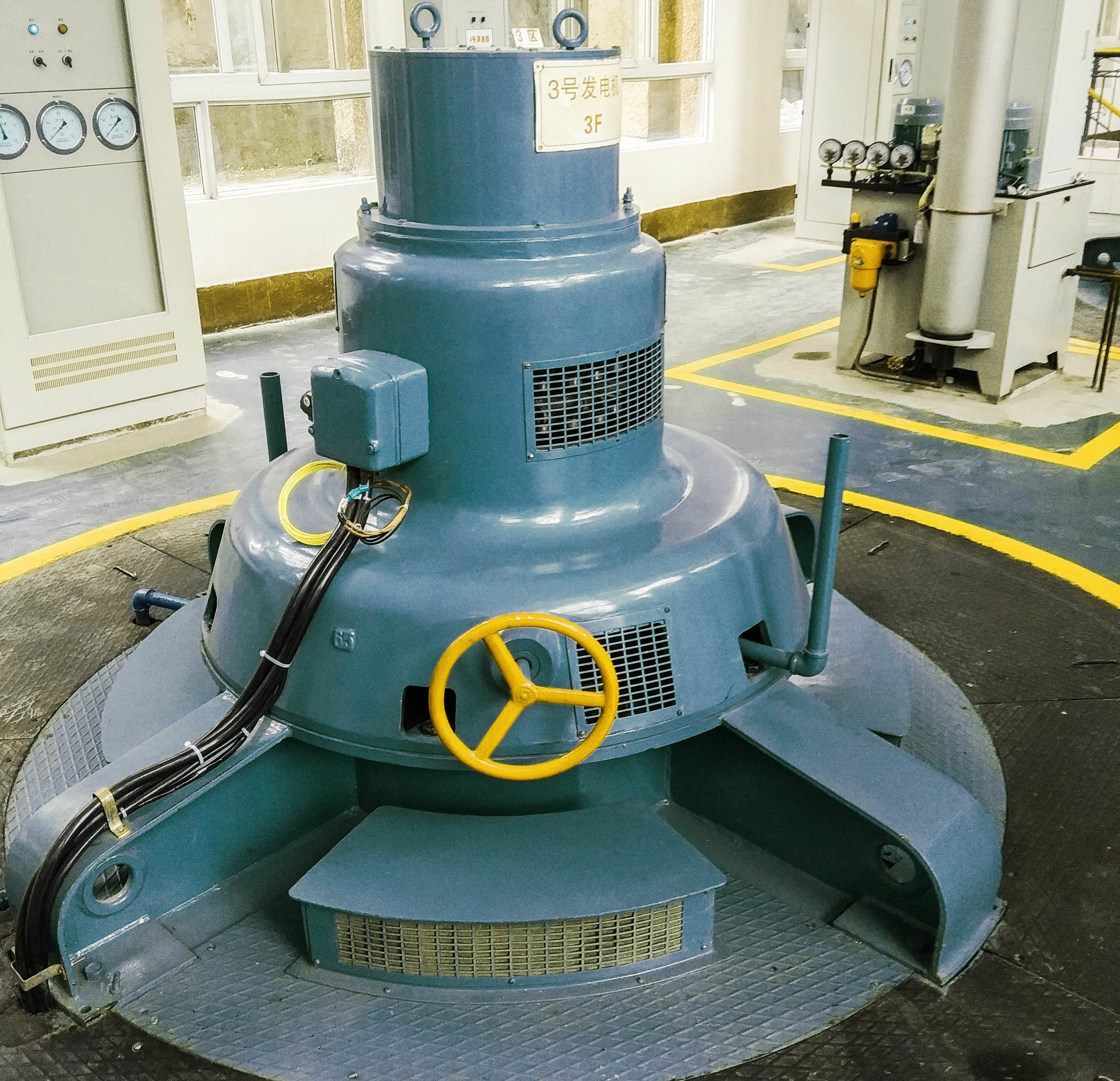 Kaplan Hydro Turbine Generator Custom Colors , Micro Hydro Water Turbine