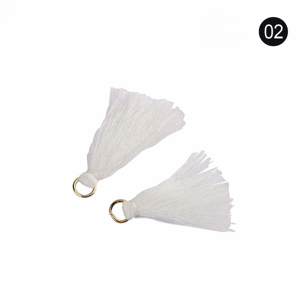 Colorful Cotton Tassel 3cm Garment Decoration Cotton Thread Tassels