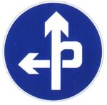 Round Sheet Road Driving Route Sign Board Aluminium Disc Green Color Outdoor