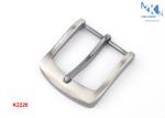Purse Making Accessories Metal Pin Buckle , Custom Logo Reversible Belt Buckle
