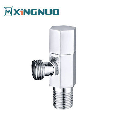 1/2 3/4 Inch plating nickel Rose Gold Brass Angle Valve with Stainless Steel