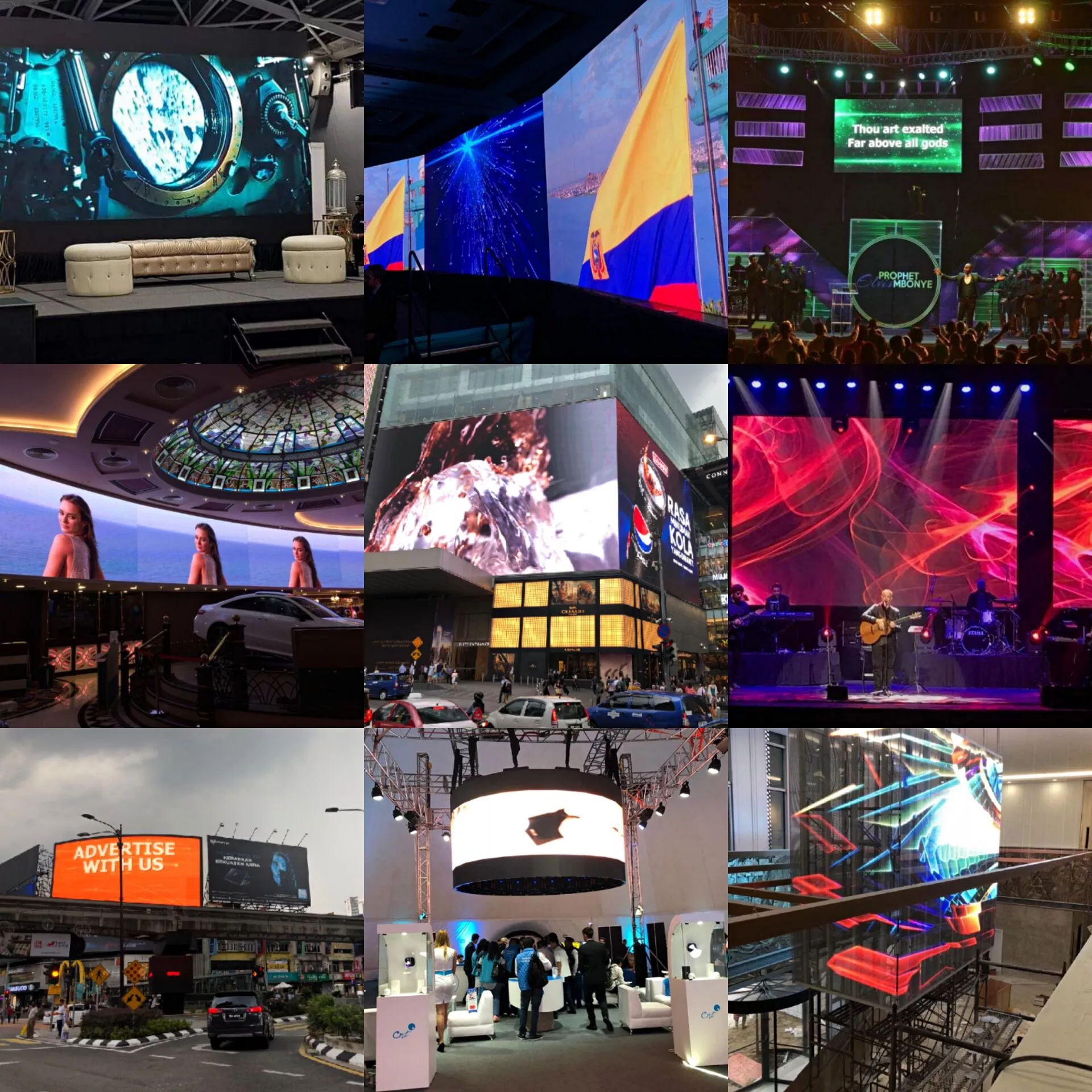 Panel Indoor Led Video Wall For Virtual Production Car Sales Store P2 320x160mm