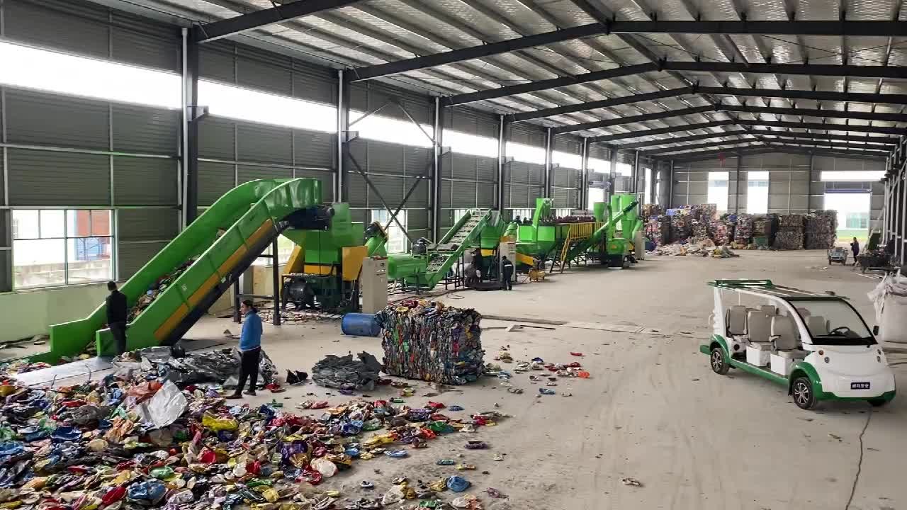 Plastic Washing Recycling Machine Polythene Recycling Plastic