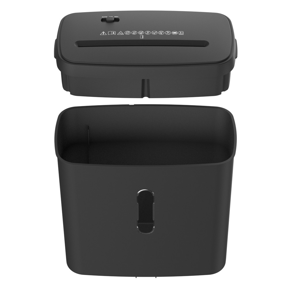 Electric Documents Cross Cut Paper Destroy Machine C502P 6 Sheet Credit Card Shredder With 11L Mini Basket Bin