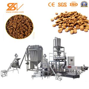 China 2 Screw Extruder Dog Food Production Line , Pet Food Extruder Machine wholesale
