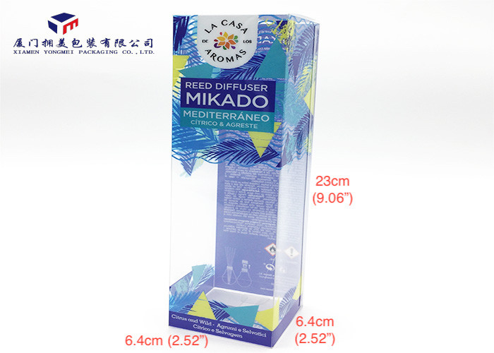 Retail Product Printed PET Hard Plastic Box Packaging Rectangle Shape Eco Friendly