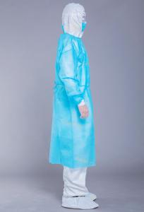 China Anti Plasma Non Woven 45GSM GB18401 Pp Disposable Gown wholesale