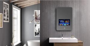 China WIFI Waterproof Smart Magic Mirror Display for Advertising wholesale