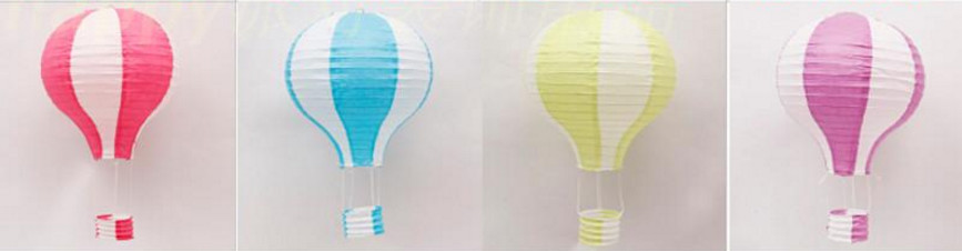 Hot Air Balltoon Paper Lanterns, Shopping Arcade Celebrations, Birthday Parties, Kindergarten Hanging Ornaments