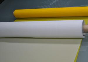China 110T 40 Micron White Polyester Screen Printing Mesh 144 Inch wholesale