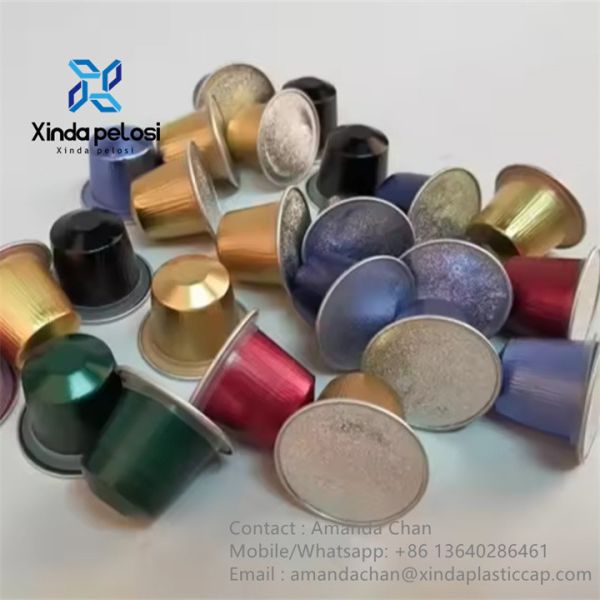 Factory Direct Aluminum Foil Coffee Capsules Compatible With Self Adhesive Lids