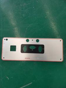 China Alloy 5052 Medical Equipment Aluminium Machined Components Operation Panel Brushed wholesale