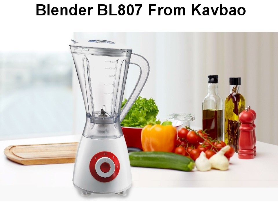 Popular BL807 Plastic / Glass Jar         Food Blender