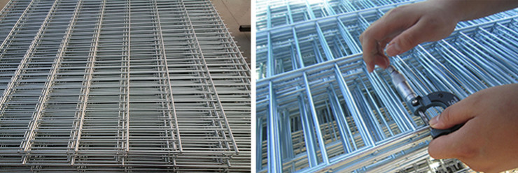 PVC Coated L2.5m Double Wire Welded Fence 20GP PVC Chicken Wire Fence