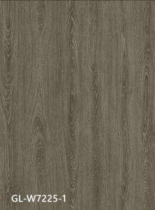 China Anti Slip SPC Floor Plank Fireproof 4mm Dark Brown Gray Oak GKBM Greenpy GL-W7225-1 wholesale