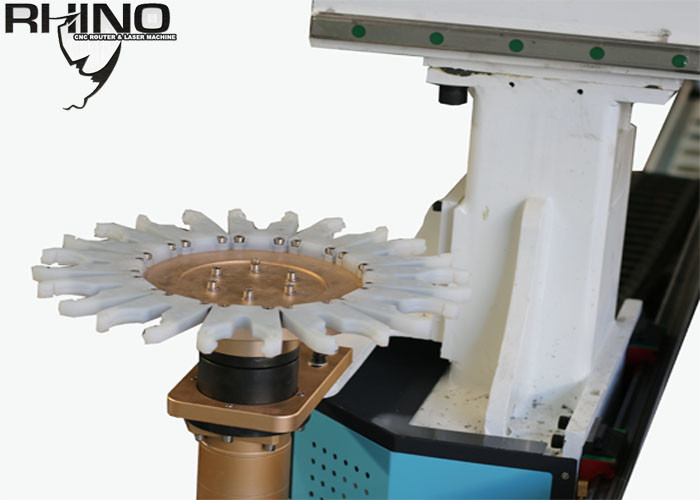 ATC CNC Machine For Wood Door / Cabinets / Furniture with Disc Tool Changer