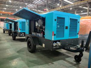 China Affordable Diesel Fueled Screw Compressor for Cooling Water Pressure 17-18 Bar wholesale