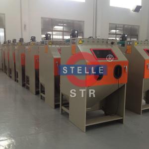 China Manual Small Sandblasting Cabinet to Remove Oxide of Mold Casting Parts Metal wholesale