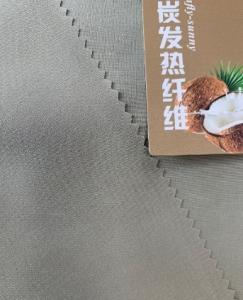 China 90% Polyester 10%Spandex Cocount carbon heating fiber four-sided elastic wholesale