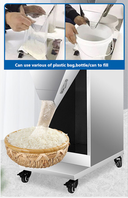 Coffee Bean Granule Tea Weighing Machine , Vibration Automatic Powder Filling Machine