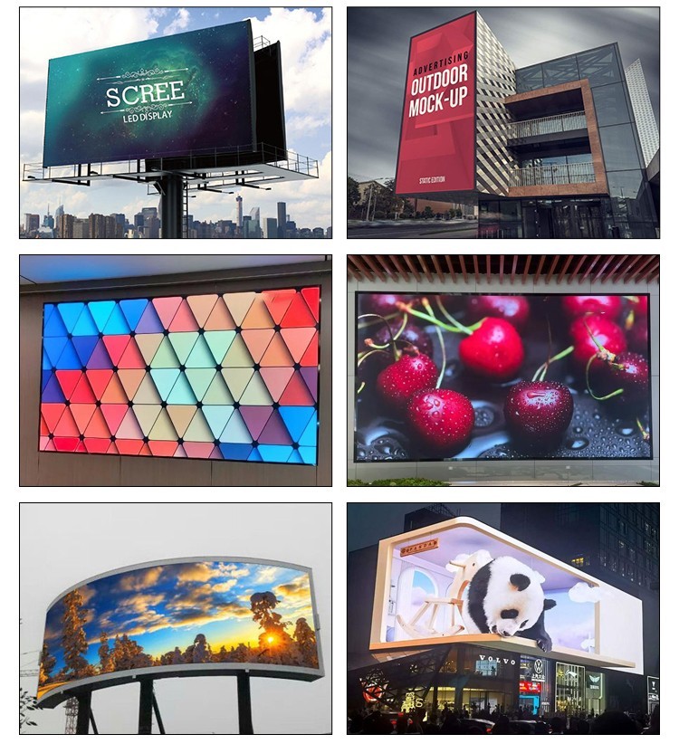 Customized Outdoor Fixed LED Display 3D LED Billboard Display For Advertising