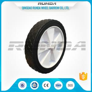 China PP Rim Rubber Wagon Wheels / Swivel Wheels 6&quot;X1.5&quot; Size Wear Resistance wholesale