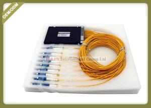 China 1270 - 1610nm Wavelength Fiber Optic Splitter 8 Channe CWDM DWDM Mux wholesale