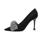 9811-5 European and American sexy pointed toe rhinestone high heels stiletto
