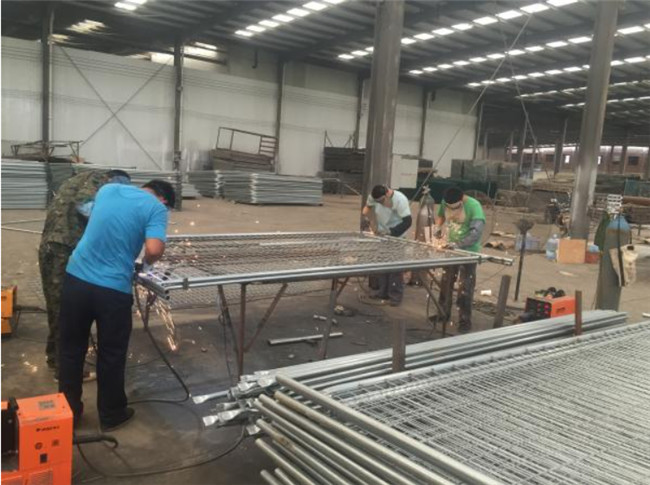 Temporary Construction Heras Anti Climb Fencing Hot Dipped Galvanized 3.5m Panel