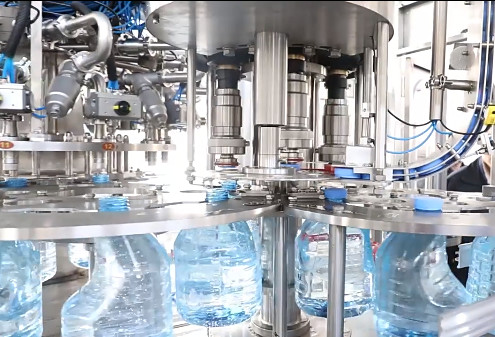 19000BPH 1000ML PET Water Filling Machine plc sgs Rotary