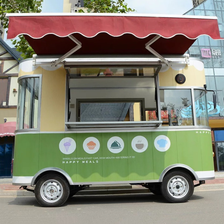 Square Style Food Tow Trailer for Mobile Snacks and Beverages in High Demand