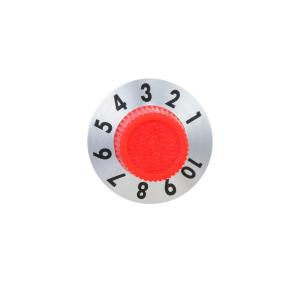 China Customized Rotary 20mm Diameter Potentiometer Knobs With 6mm Knurled Shaft wholesale