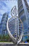 5.5 Meter Height SS316L Large Metal Outdoor Sculptures