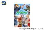 PET / PVC / PP 3D Lenticular Poster Printing , Cartoon Lenticular Movie Poster