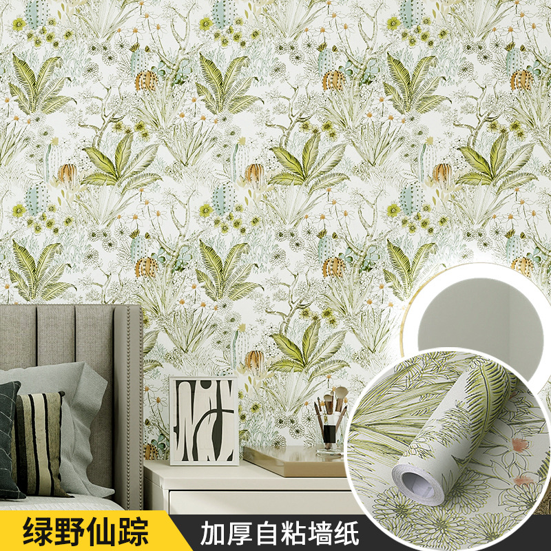 Upgrade Your Home Decor with Self Adhesive Floral Wallpaper Roll Natural Flower Mural