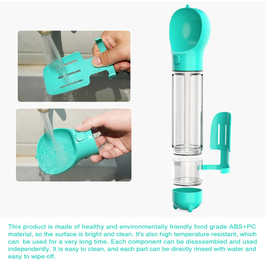 Outdoor Portable Dog Water Bottle Dispenser Leak Proof Dog Water Bottle Dispenser