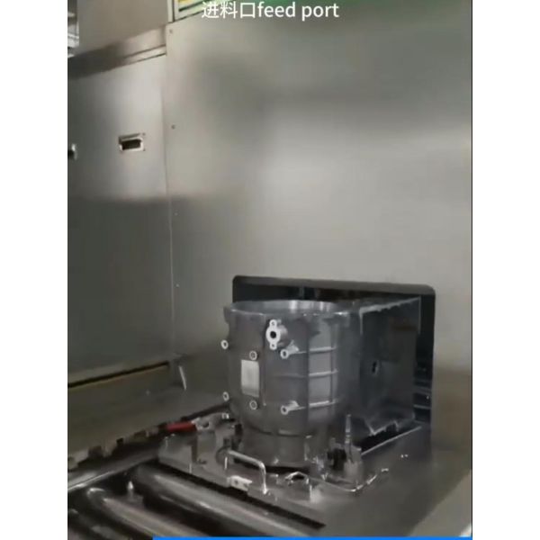 CNC High Pressure Spray Cleaning Machine Ultrasonic Cleaning Line For Aluminum