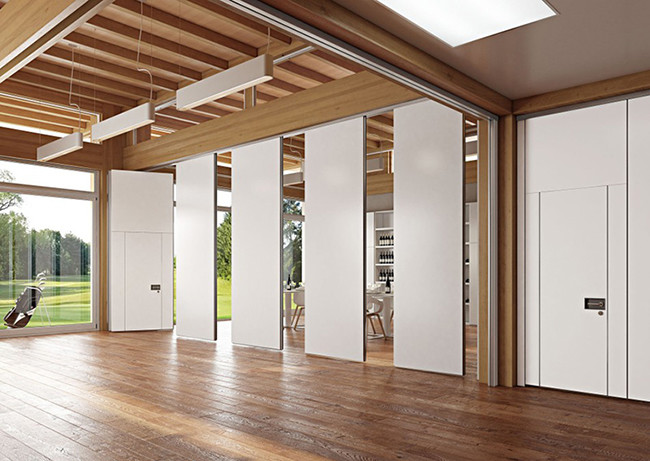 Soundproof Movable Office Divider Partition Systems 65mm Thick For Meeting