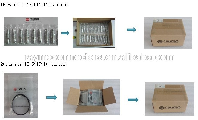 S SS SA SFE Circular Waterproof Connector , Cable Mount Connector Assembly Service